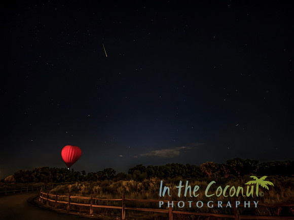 Meteors and balloons at Tamaya